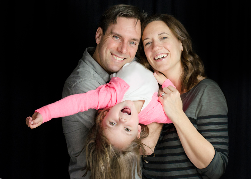 family portrait with daughter-Axie Breen Photography