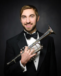 trumpet player headshot, musician portrait, performer headshot, music headshot, classical music photography